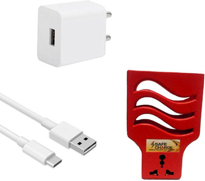 DAKRON Wall Charger Accessory Combo for Motorola One Action(White)