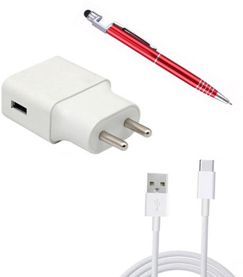 SARVIN Wall Charger Accessory Combo for Huawei Y9 Prime 2019(White)