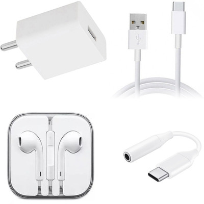 SARVIN Wall Charger Accessory Combo for OPPO Reno 2(White)