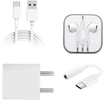 DAKRON Wall Charger Accessory Combo for OPPO K3(White)