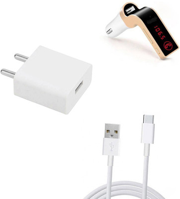DAKRON Wall Charger Accessory Combo for Blackview BV9700 Pro(White)