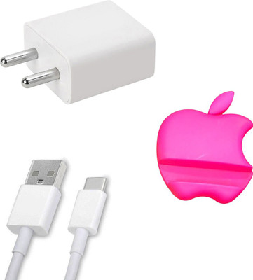 SARVIN Wall Charger Accessory Combo for Samsung Galaxy M30s(White)