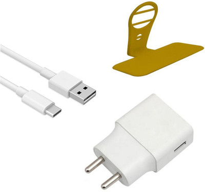 DAKRON Wall Charger Accessory Combo for Umidigi F1 Play(White)