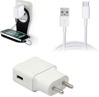 DAKRON Wall Charger Accessory Combo for OPPO Reno 2(White)