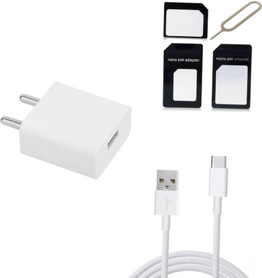 SARVIN Wall Charger Accessory Combo for Huawei Y9 Prime 2019(White)
