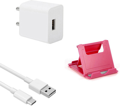 SARVIN Wall Charger Accessory Combo for Samsung Galaxy A30s(White)