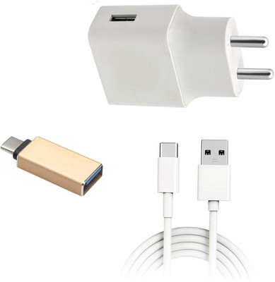DAKRON Wall Charger Accessory Combo for LG W30 Pro(White)