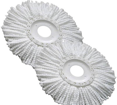 GLUCKLICH WET N DRY MOP REFILL Wet & Dry Mop(White)