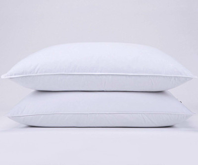 Navi collection Polyester Fibre Solid Sleeping Pillow Pack of 2(White)