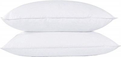 Changers Polyester Fibre Solid Sleeping Pillow Pack of 2(White)