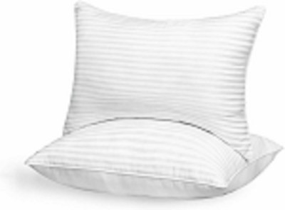 Navi collection Polyester Fibre Solid Sleeping Pillow Pack of 2(White)