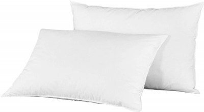 Navi collection Polyester Fibre Solid Sleeping Pillow Pack of 2(White)