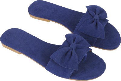 BK DREAM Women Flats(Blue , 4)