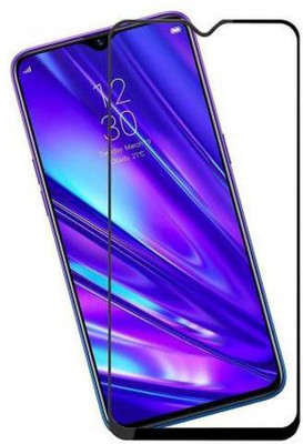 BRENZZ Edge To Edge Tempered Glass for REALME C3(Pack of 1)