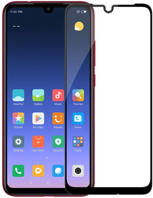 Kruvln Edge To Edge Tempered Glass for Redmi Note 9(Pack of 1)