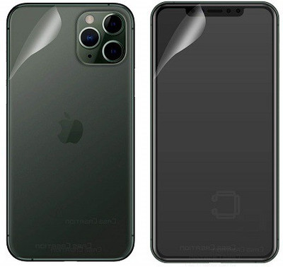 Bodoma Front and Back Screen Guard for Apple Iphone 11 pro(Pack of 2)