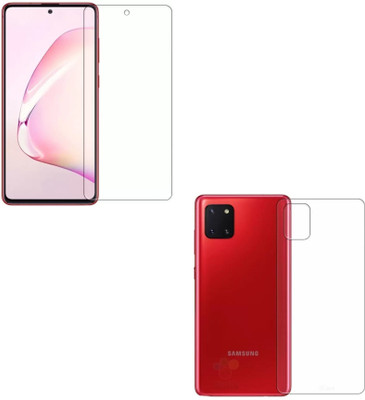 GS SMART Front and Back Tempered Glass for Samsung Galaxy Note 10 Lite(Pack of 2)