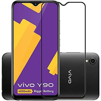 ULTRA Edge To Edge Tempered Glass for Vivo Y90(Pack of 1)