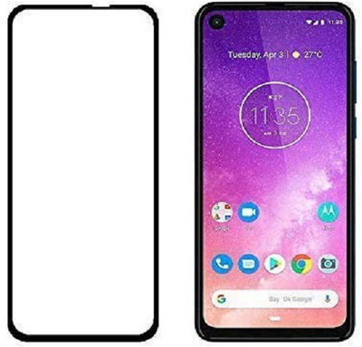 Pannu Edge To Edge Tempered Glass for Motorola Motorola One Vision(Pack of 1)