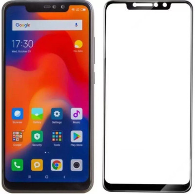 HI-TECH Edge To Edge Tempered Glass for Mi Redmi Note 6 Pro(Pack of 1)