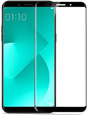Kruvln Edge To Edge Tempered Glass for Oppo F5 Youth(Pack of 1)