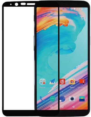 HI-TECH Edge To Edge Tempered Glass for OnePlus 5T(Pack of 1)