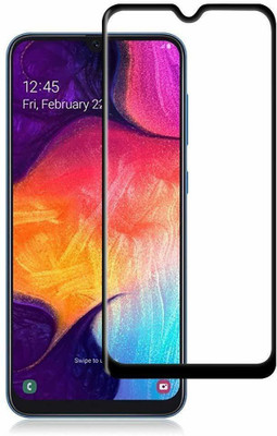 DSCASE Edge To Edge Tempered Glass for Samsung Galaxy A30s(Pack of 1)
