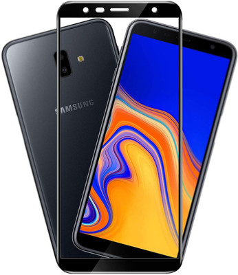 HI-TECH Edge To Edge Tempered Glass for Samsung J6 Plus(Pack of 1)
