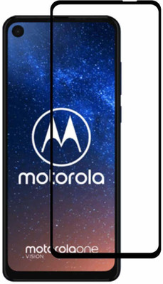 TECHSHIELD Edge To Edge Tempered Glass for Motorola One Vision(Pack of 1)