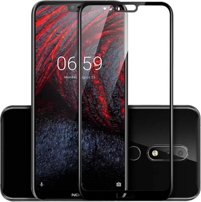 Dolphin Edge To Edge Tempered Glass for Nokia 6.1 Plus(Pack of 1)