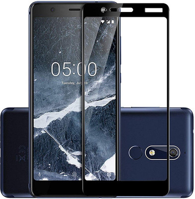 ULTRA Edge To Edge Tempered Glass for Nokia 5.1(Pack of 1)