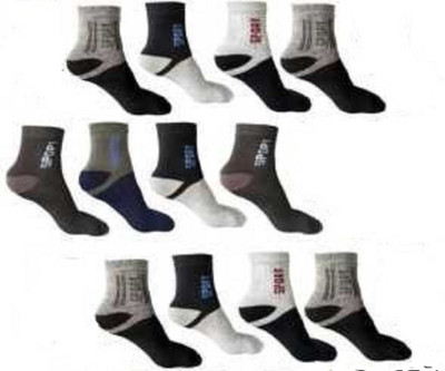 RAJAVI Men & Women Ankle Length(Pack of 12)