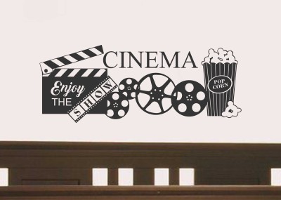 fuzzy 70 cm Cinema Self Adhesive Sticker(Pack of 1)