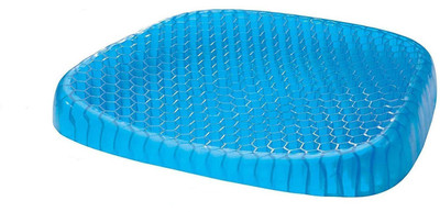 PRATYANG free size Seat Cushion Seat Support Back / Lumbar Support(Blue)