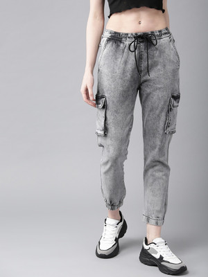 Roadster Regular Fit Women Grey Trousers