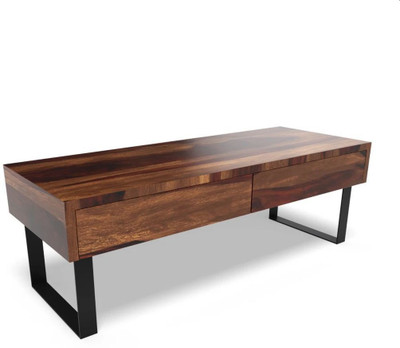 Furnitureshri Shisham Wood TVC TV Unit Solid Wood TV Entertainment Unit(Finish Color - brown)
