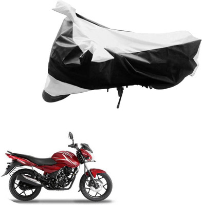 VOCADO Two Wheeler Cover for Bajaj(Discover 150 s, Black, Silver)