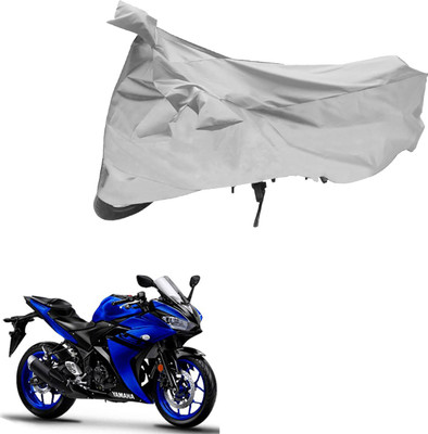Ak Automotive Two Wheeler Cover for Yamaha(SZ-RR, Silver)