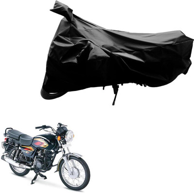 AK Art Two Wheeler Cover for TVS(Max 4R, Black)