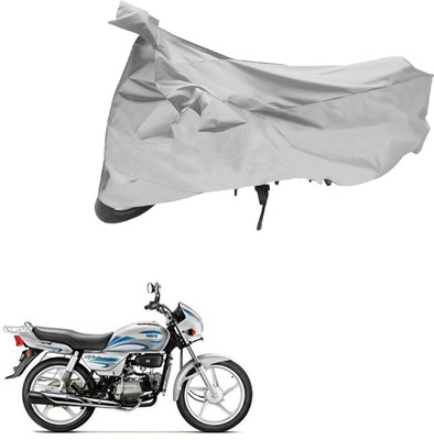 AutoVision Two Wheeler Cover for Hero(Splendor, Silver)