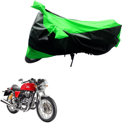 JVG Two Wheeler Cover for Royal Enfield(Continental GT, Black, Green)