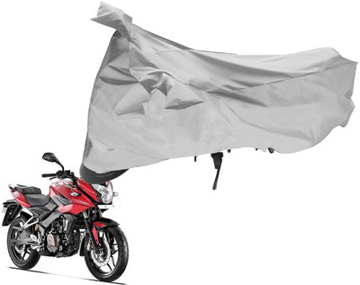 PRIMEAUTOZ Two Wheeler Cover for Bajaj(Pulsar, Silver)