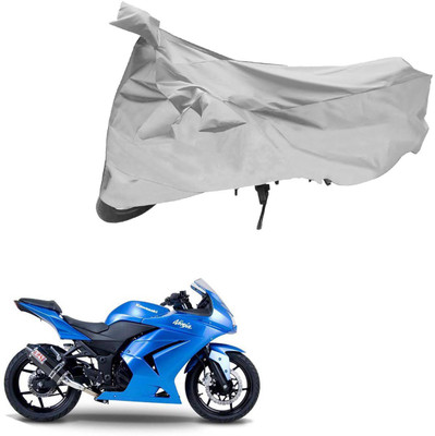 AK Art Two Wheeler Cover for Kawasaki(Ninja 250, Silver)