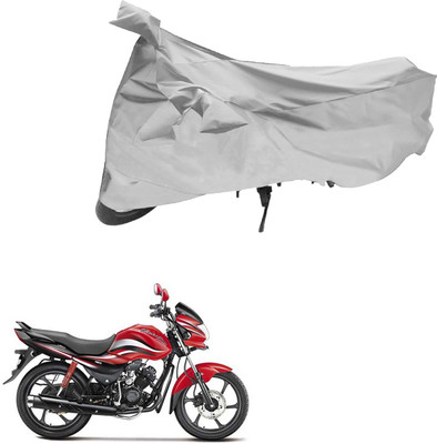 AutoVision Two Wheeler Cover for Hero(Passion, Silver)