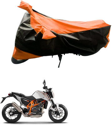 AK Art Two Wheeler Cover for Hero(Impulse, Black, Orange)