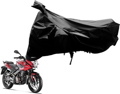 AutoVision Two Wheeler Cover for Bajaj(Pulsar, Black)