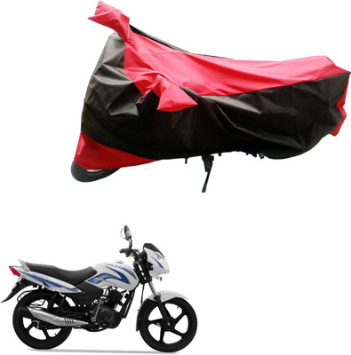 Ak Automotive Two Wheeler Cover for TVS(Star Sport, Black, Red)