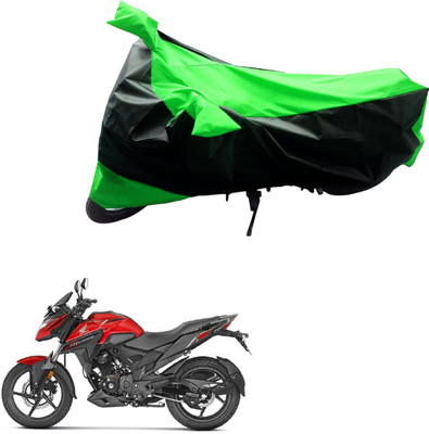 JVG Two Wheeler Cover for Honda(Black, Green)