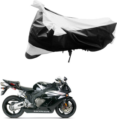 VOCADO Two Wheeler Cover for Bajaj(Discover 100 DTS-i, Black, Silver)
