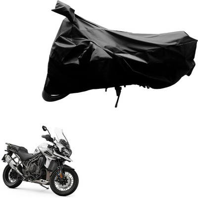 PRIMEAUTOZ Two Wheeler Cover for Triumph(Tiger 800 XCA, Black)